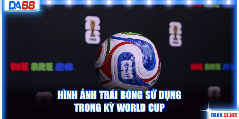 Hình ảnh trái bóng sử dụng trong kỳ World Cup
